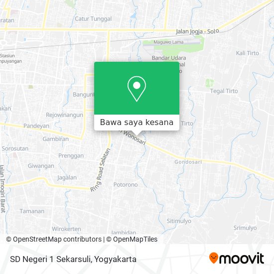 Peta SD Negeri 1 Sekarsuli