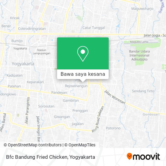 Peta Bfc Bandung Fried Chicken