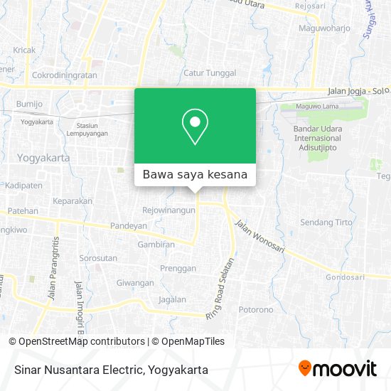 Peta Sinar Nusantara Electric