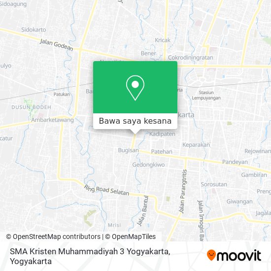 Peta SMA Kristen Muhammadiyah 3 Yogyakarta
