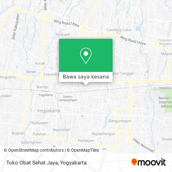 Peta Toko Obat Sehat Jaya