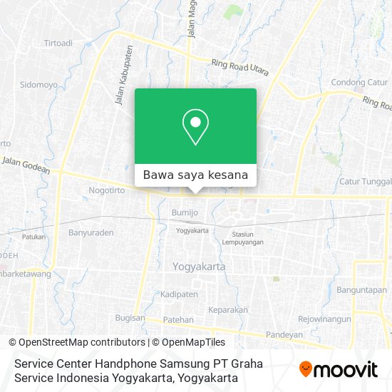 Peta Service Center Handphone Samsung PT Graha Service Indonesia Yogyakarta