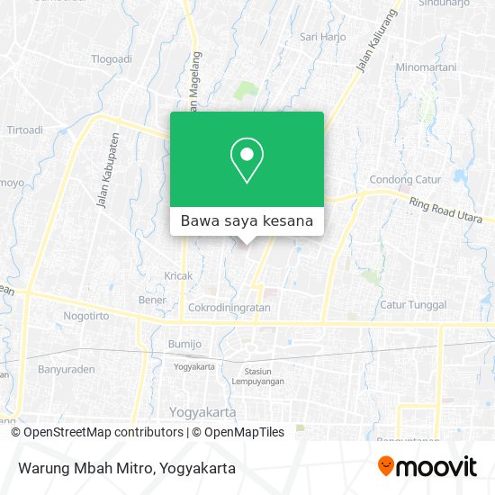 Peta Warung Mbah Mitro