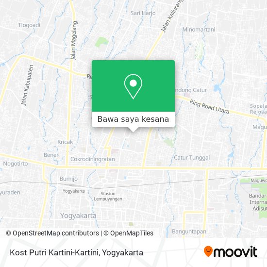Peta Kost Putri Kartini-Kartini