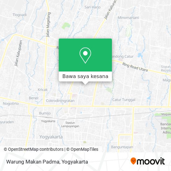 Peta Warung Makan Padma