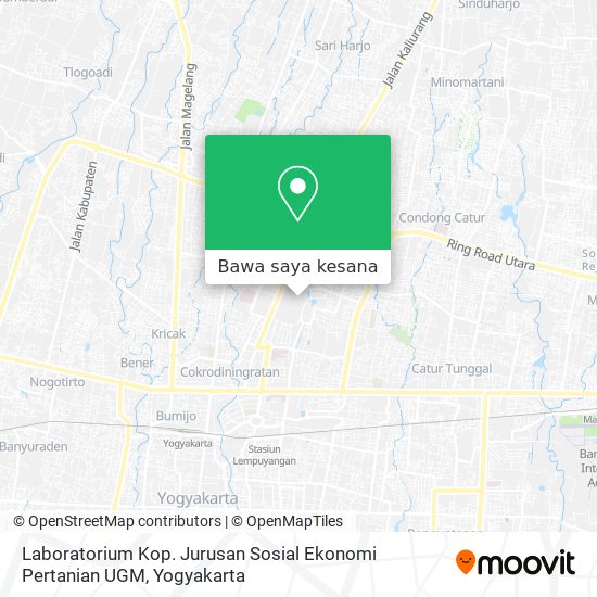 Peta Laboratorium Kop. Jurusan Sosial Ekonomi Pertanian UGM