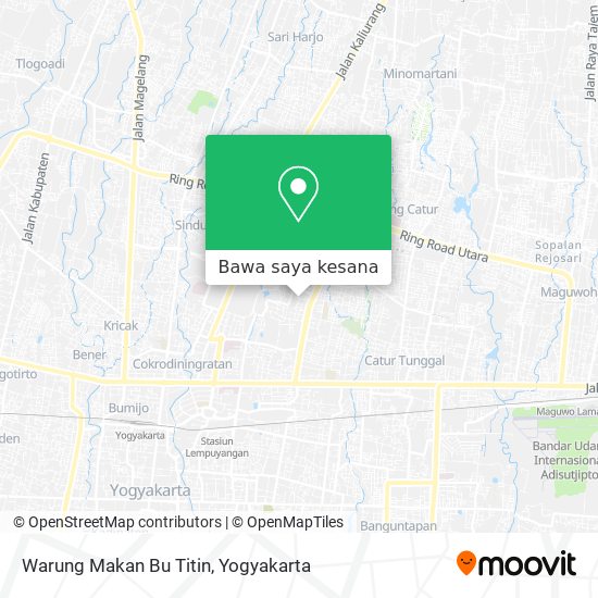 Peta Warung Makan Bu Titin