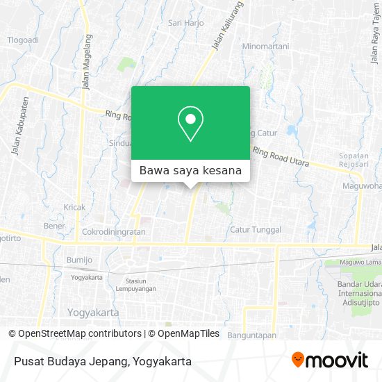 Peta Pusat Budaya Jepang