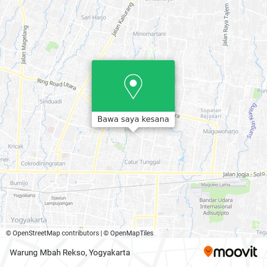 Peta Warung Mbah Rekso