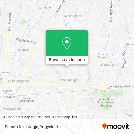 Peta Sepatu Kulit Jogja