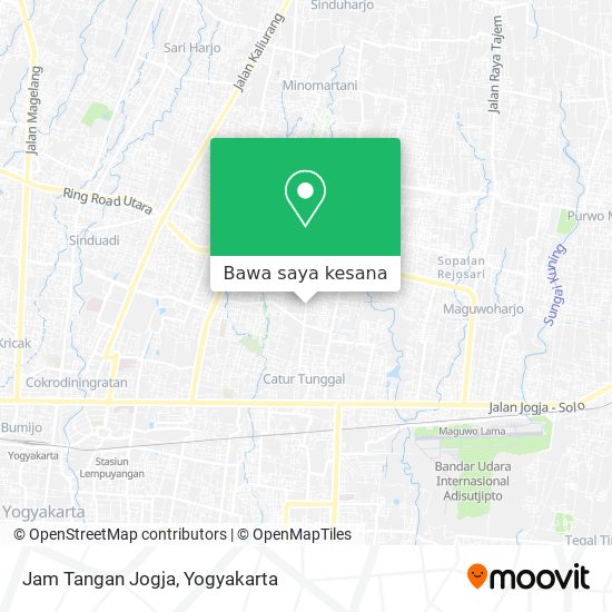 Peta Jam Tangan Jogja