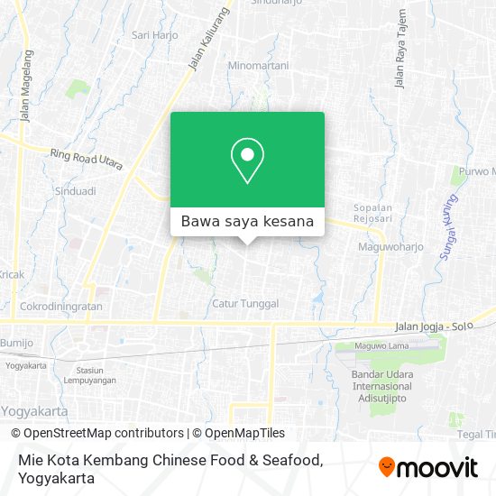 Peta Mie Kota Kembang Chinese Food & Seafood