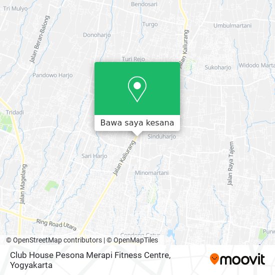 Peta Club House Pesona Merapi Fitness Centre