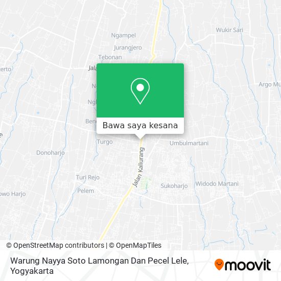 Peta Warung Nayya Soto Lamongan Dan Pecel Lele