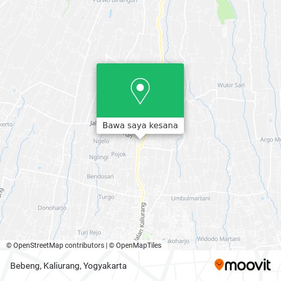 Peta Bebeng, Kaliurang