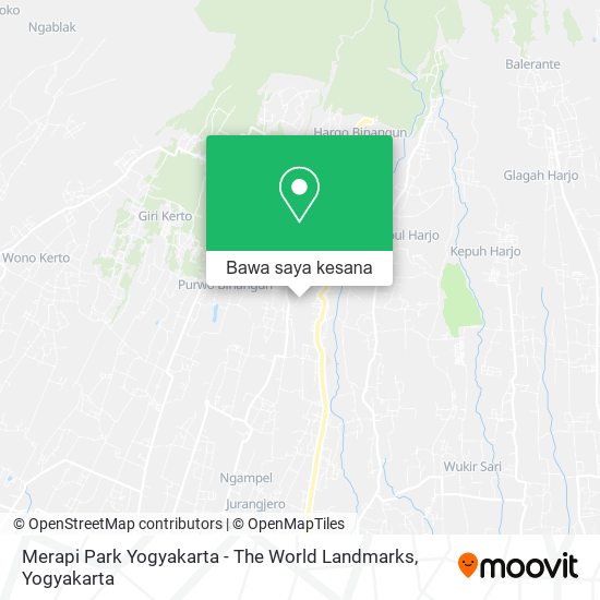 Peta Merapi Park Yogyakarta - The World Landmarks