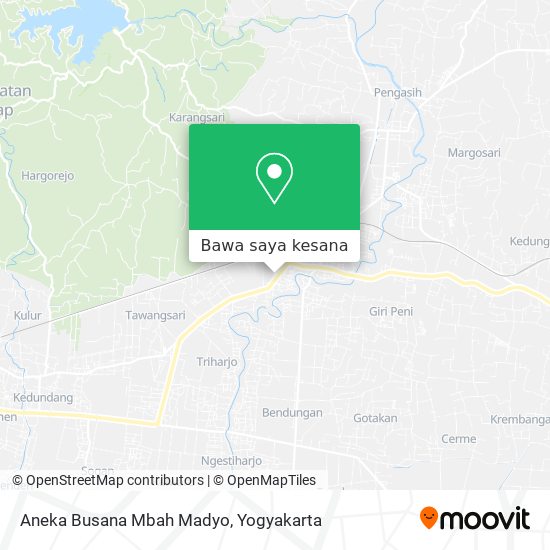 Peta Aneka Busana Mbah Madyo