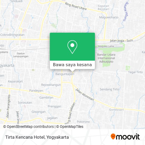 Peta Tirta Kencana Hotel