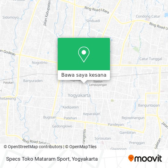 Peta Specs Toko Mataram Sport