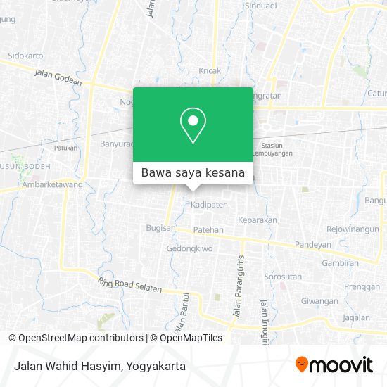 Peta Jalan Wahid Hasyim