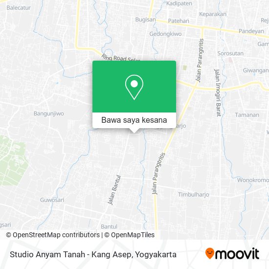 Peta Studio Anyam Tanah - Kang Asep