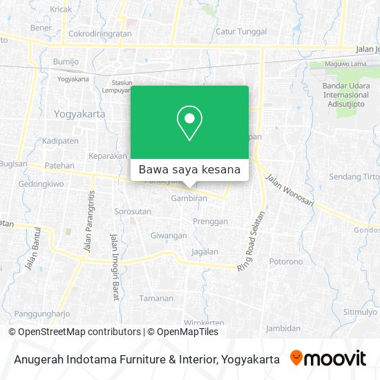 Peta Anugerah Indotama Furniture & Interior