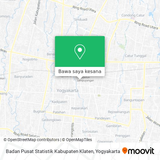 Peta Badan Pusat Statistik Kabupaten Klaten