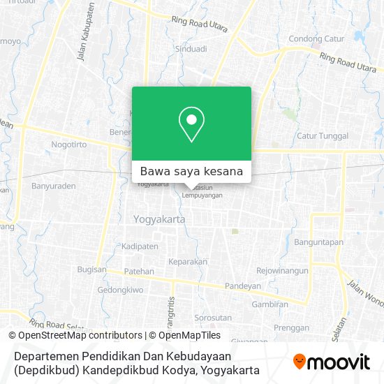 Peta Departemen Pendidikan Dan Kebudayaan (Depdikbud) Kandepdikbud Kodya