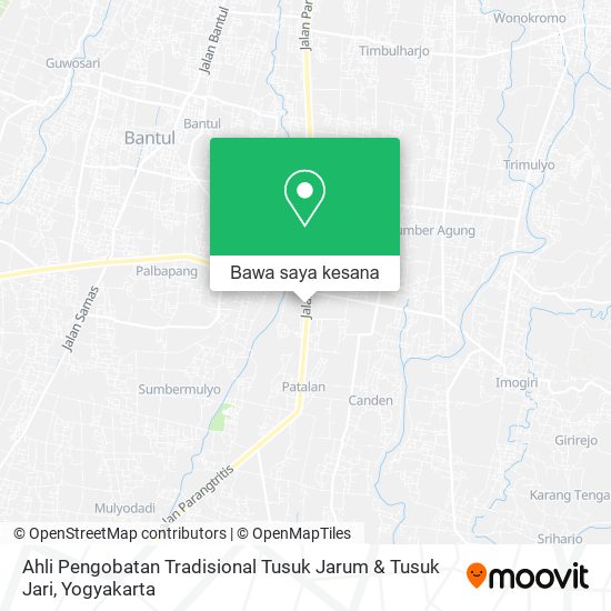 Peta Ahli Pengobatan Tradisional Tusuk Jarum & Tusuk Jari