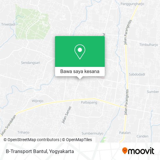 Peta B-Transport Bantul