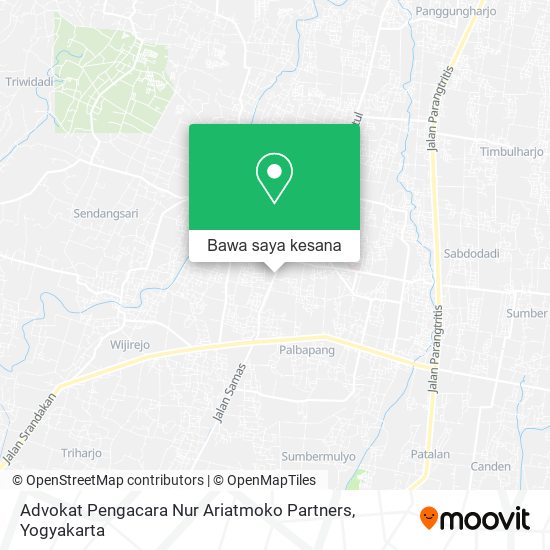 Peta Advokat Pengacara Nur Ariatmoko Partners