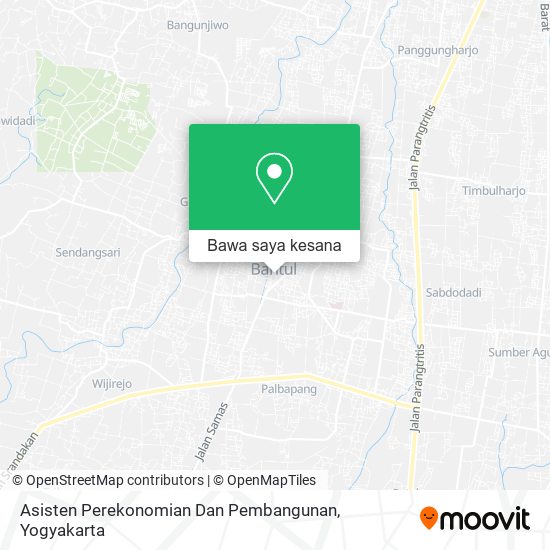 Peta Asisten Perekonomian Dan Pembangunan