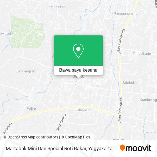 Peta Martabak Mini Dan Special Roti Bakar
