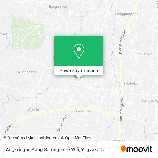 Peta Angkringan Kang Sarung Free Wifi