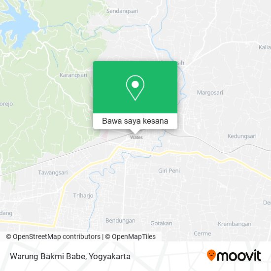 Peta Warung Bakmi Babe