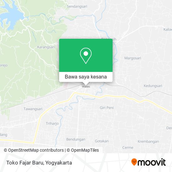 Peta Toko Fajar Baru