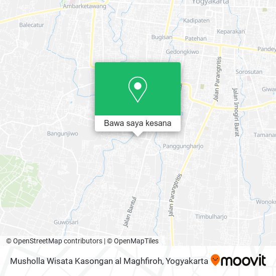 Peta Musholla Wisata Kasongan al Maghfiroh