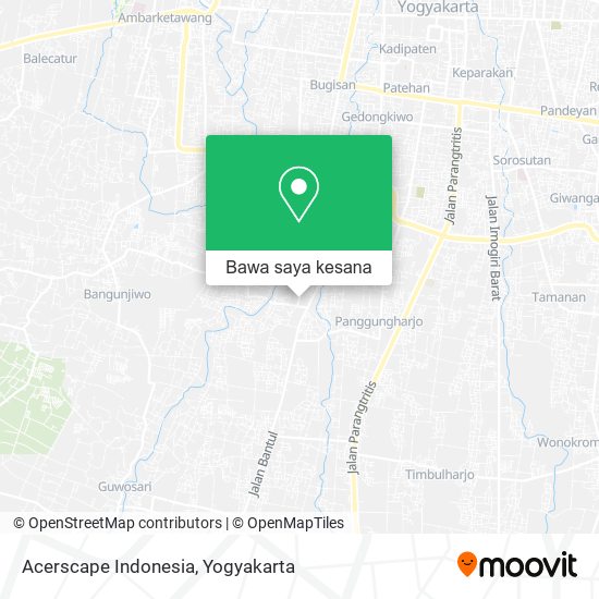 Peta Acerscape Indonesia