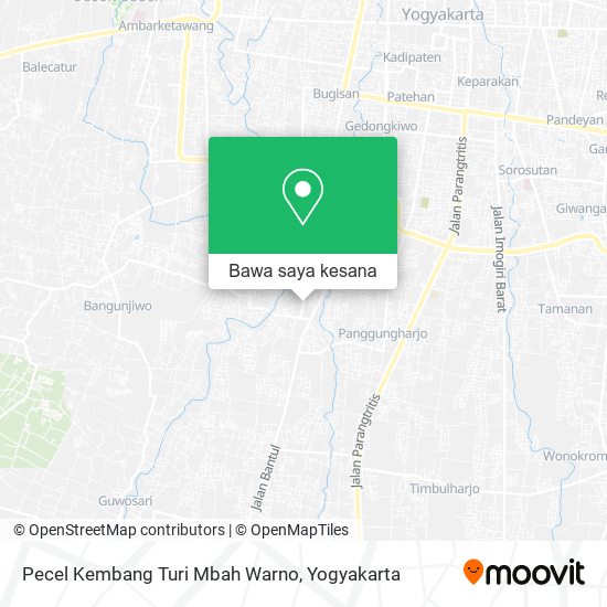 Peta Pecel Kembang Turi Mbah Warno