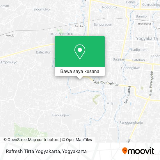 Peta Rafresh Tirta Yogyakarta