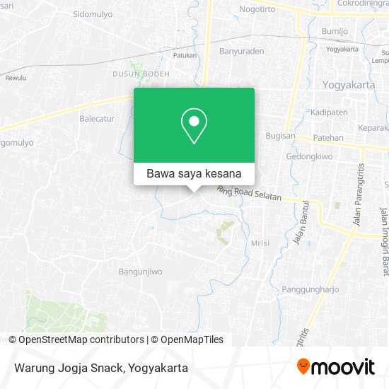 Peta Warung Jogja Snack