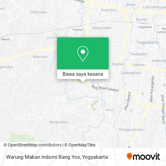 Peta Warung Makan Indomi Bang Yos