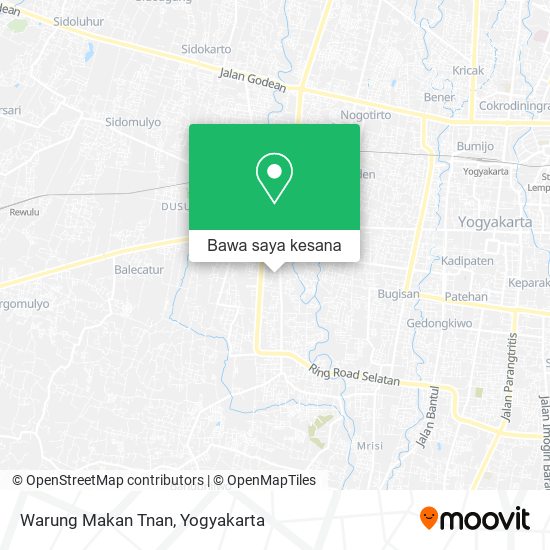 Peta Warung Makan Tnan