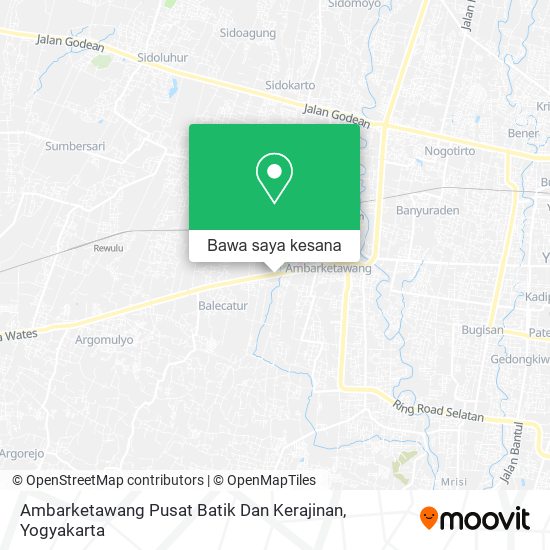 Peta Ambarketawang Pusat Batik Dan Kerajinan