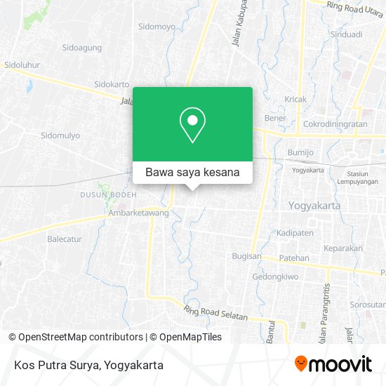 Peta Kos Putra Surya