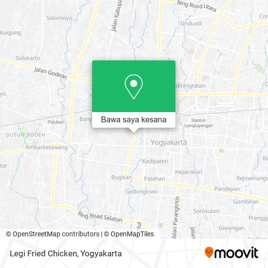 Peta Legi Fried Chicken