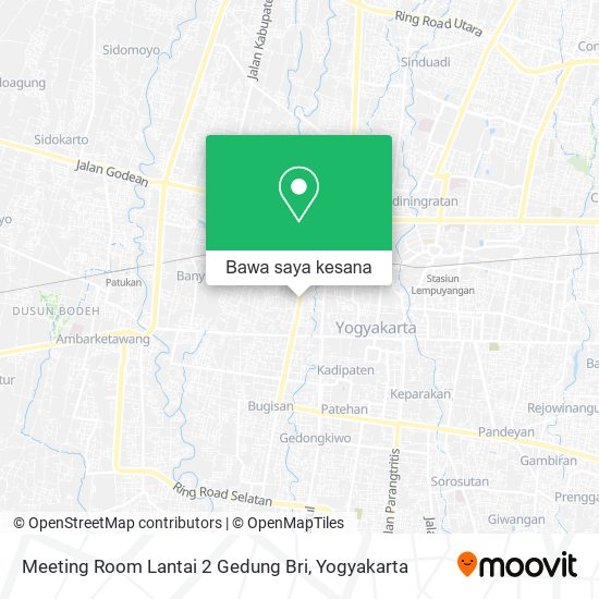 Peta Meeting Room Lantai 2 Gedung Bri