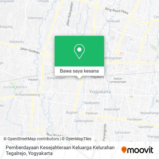 Peta Pemberdayaan Kesejahteraan Keluarga Kelurahan Tegalrejo