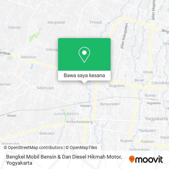 Peta Bengkel Mobil Bensin & Dan Diesel Hikmah Motor