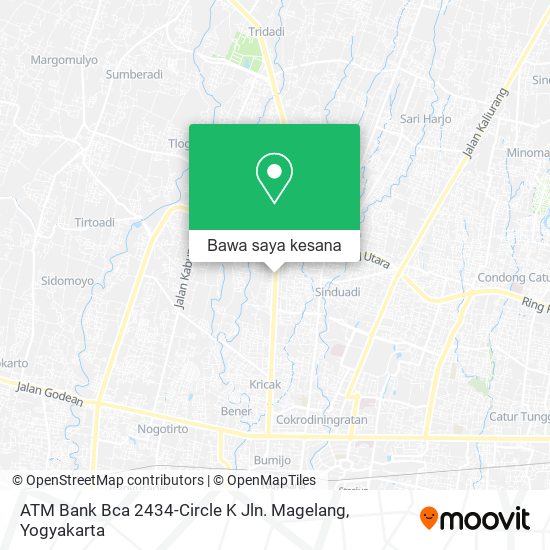 Peta ATM Bank Bca 2434-Circle K Jln. Magelang